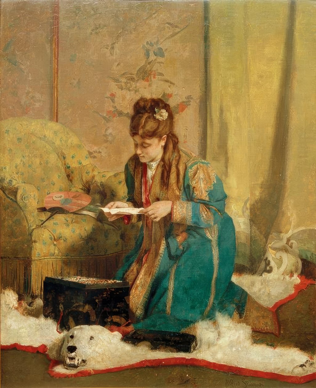 A.Stevens, Korurasia tekijältä Alfred Emile Stevens
