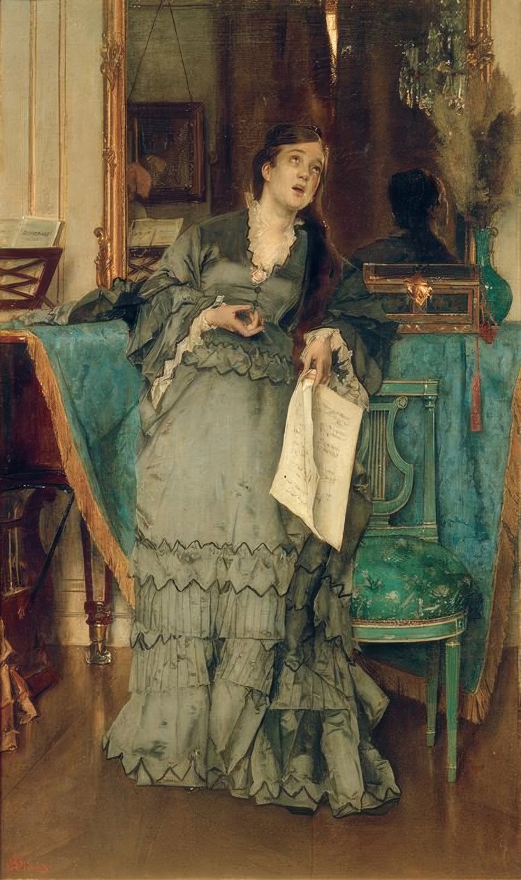 A.Stevens, Primadonna tekijältä Alfred Emile Stevens
