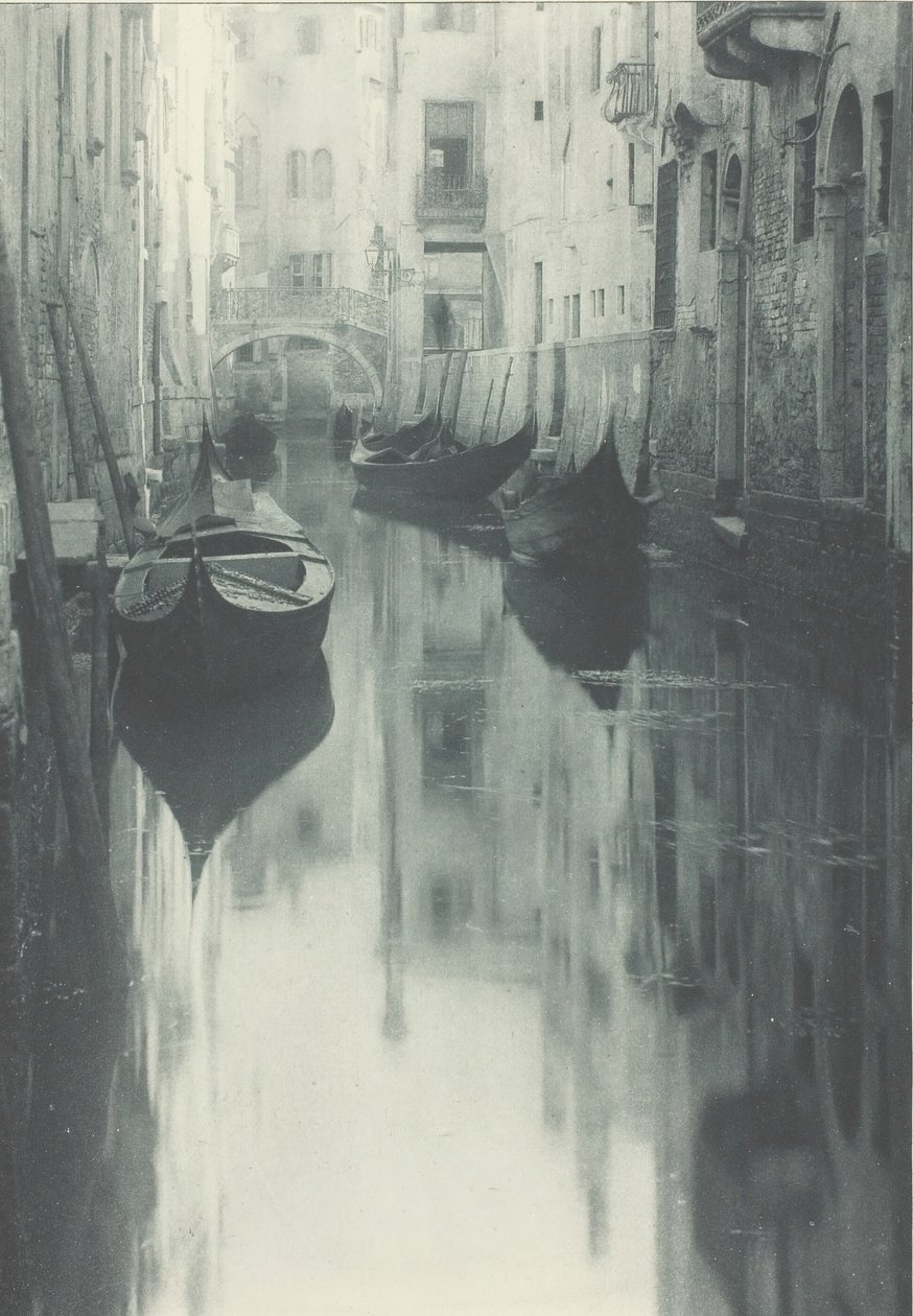 Heijastus-Venetsia, n. 1897. tekijältä Alfred Stieglitz