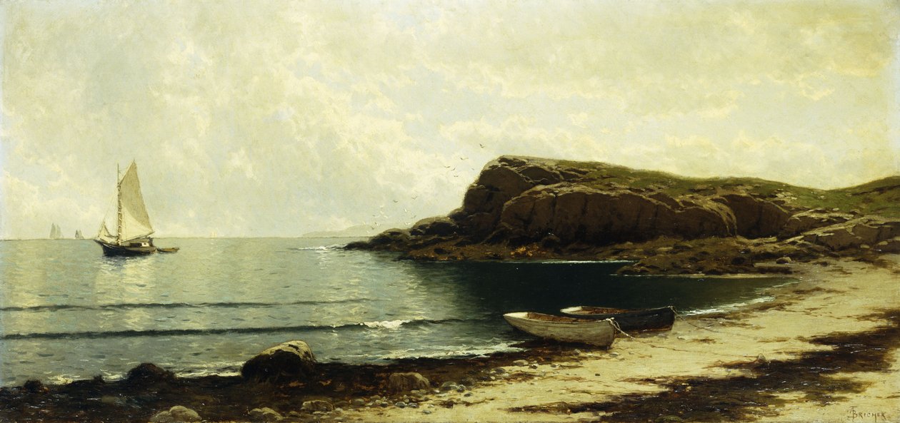 Rantaa pitkin, tekijältä Alfred Thompson Bricher
