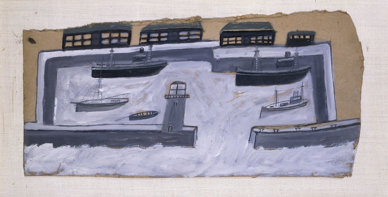 Talot ja laivat tekijältä Alfred Wallis
