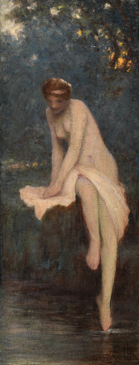Nudes (öljy kankaalle) tekijältä Alfred Ward