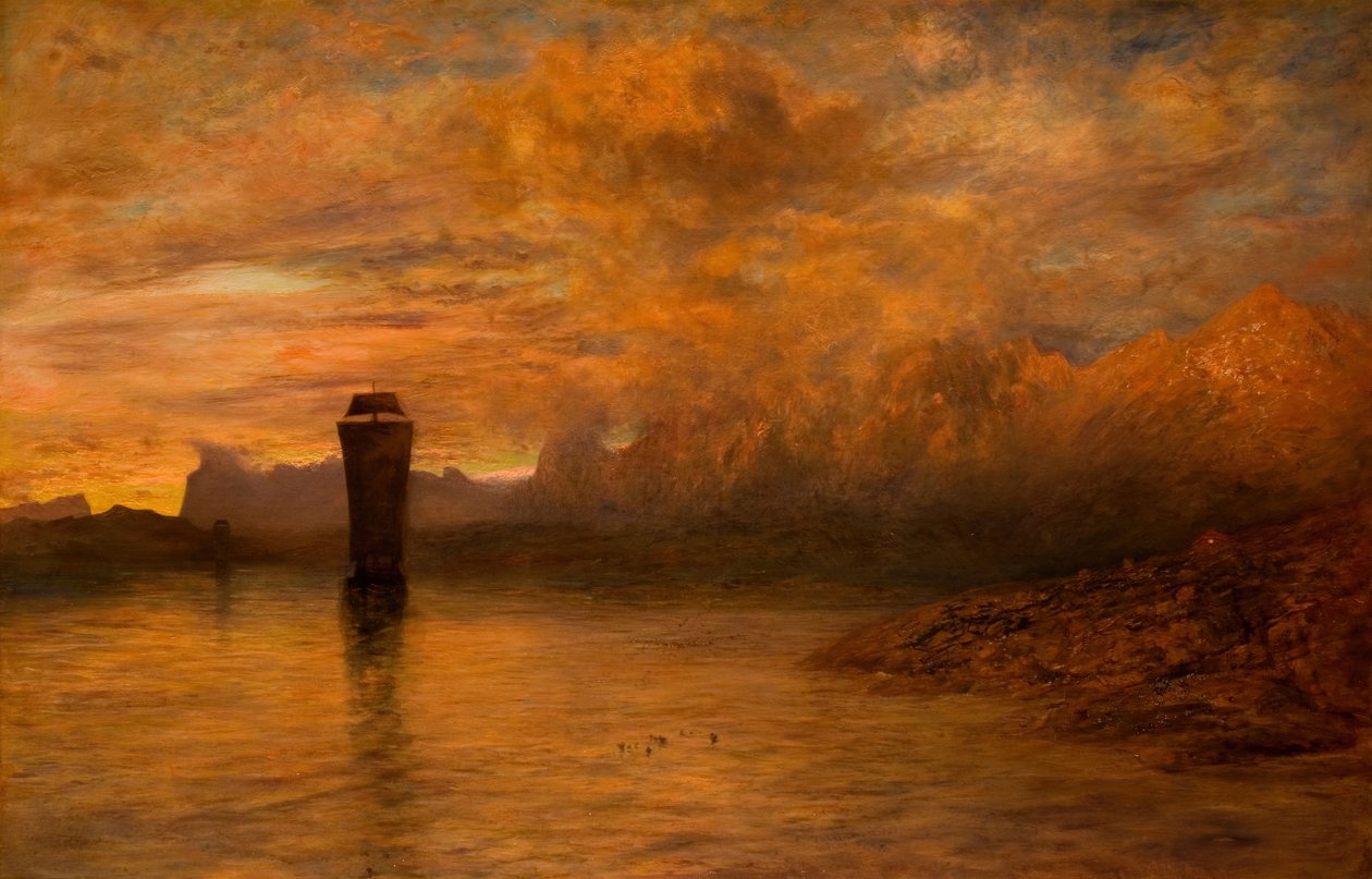 Norjalainen keskiyö, 1878-79. tekijältä Alfred William Hunt
