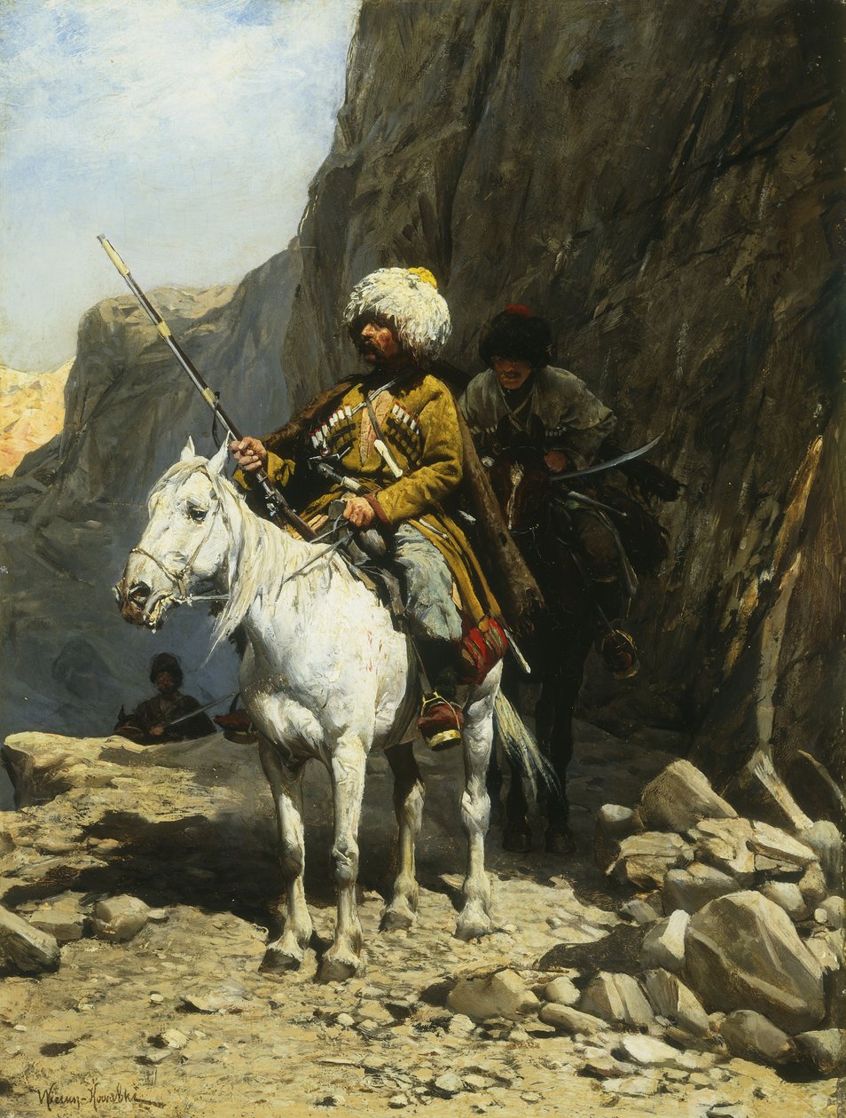 Kasakka tekijältä Alfred von Wierusz Kowalski