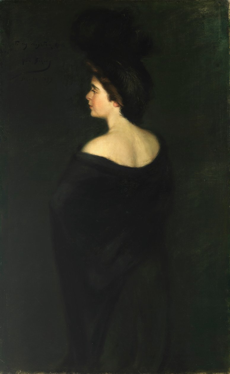 Laura mustissa, 1899. tekijältä Alice Pike Barney