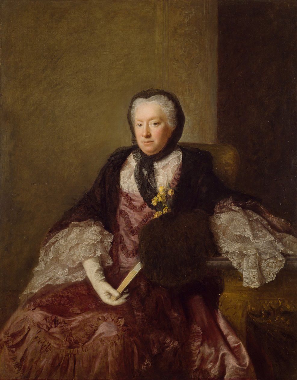 Rouva Mary Martinin muotokuva, 1761. tekijältä Allan Ramsay