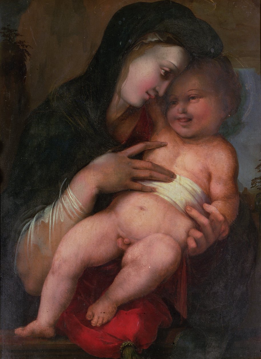 Madonna ja lapsi, n. 1517 tekijältä Alonso Berruguete