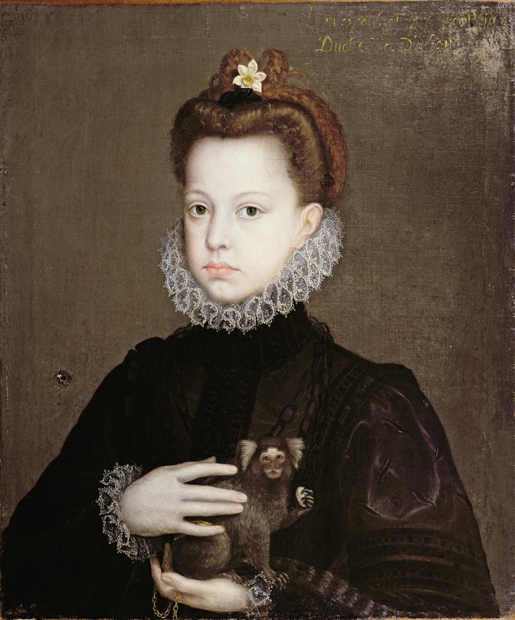 Infanta Isabella Clara Eugenia, Espanjan Philip II:n tytär tekijältä Alonso Sánchez Coello