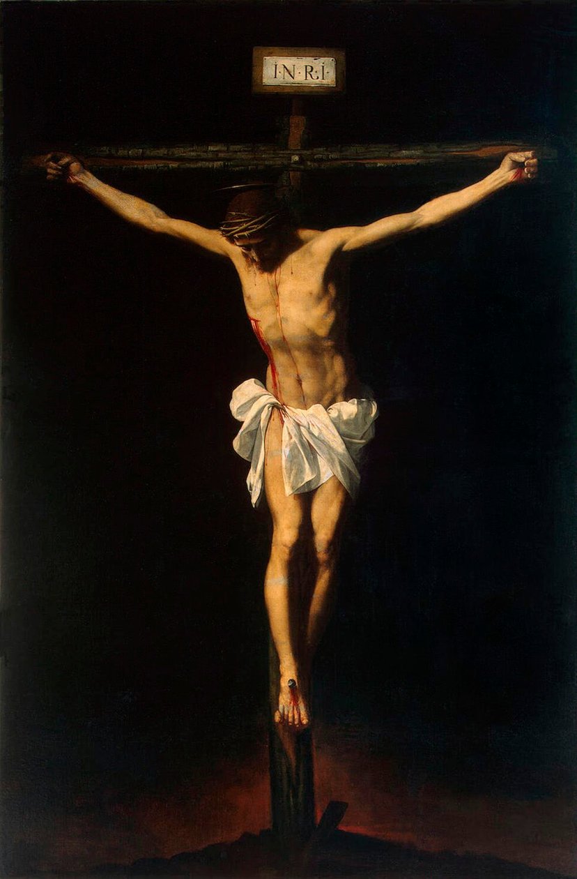 Ristiinnaulitseminen, c1640. tekijältä Alonso Cano