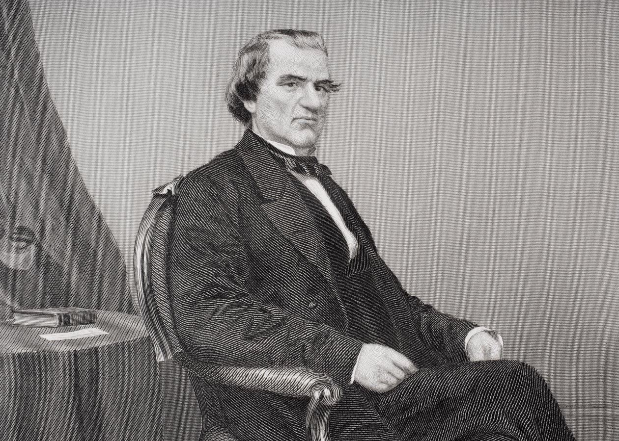 Andrew Johnson (1808-75) tekijältä Alonzo Chappel