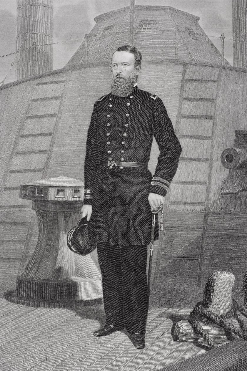 Muotokuva amiraali David Dixon Porterista (1813-91). tekijältä Alonzo Chappel