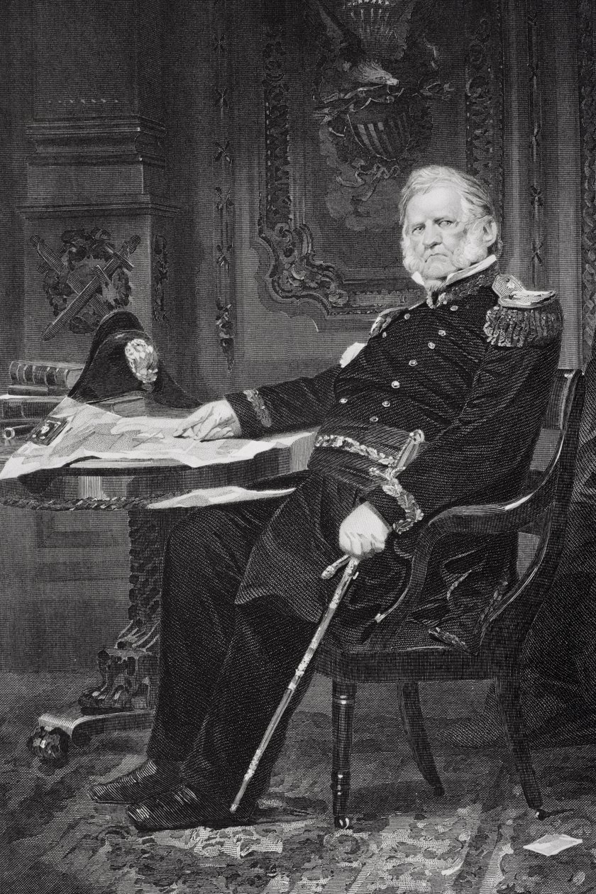 Winfield Scottin (1786-1866) muotokuva tekijältä Alonzo Chappel