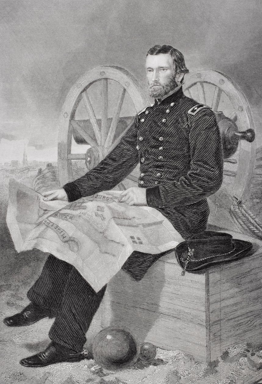 Ulysses S. Grant (1822-1885) tekijältä Alonzo Chappel