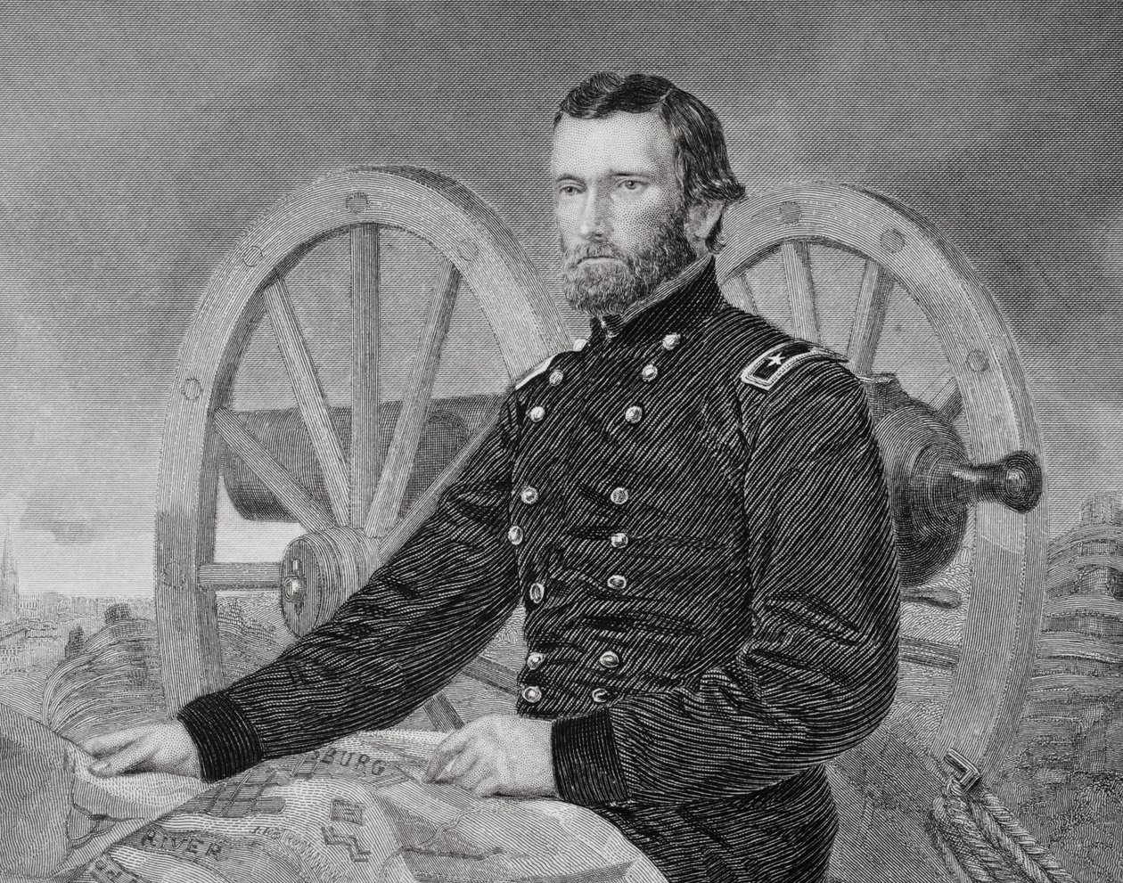 Ulysses S. Grant (1822-85) tekijältä Alonzo Chappel