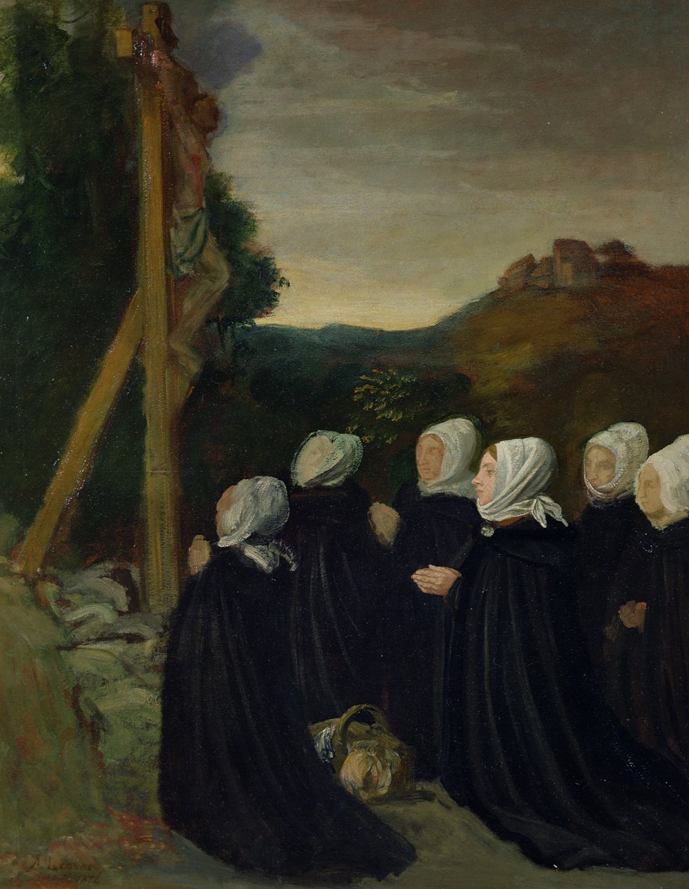 Golgata, 1874 tekijältä Alphonse Legros