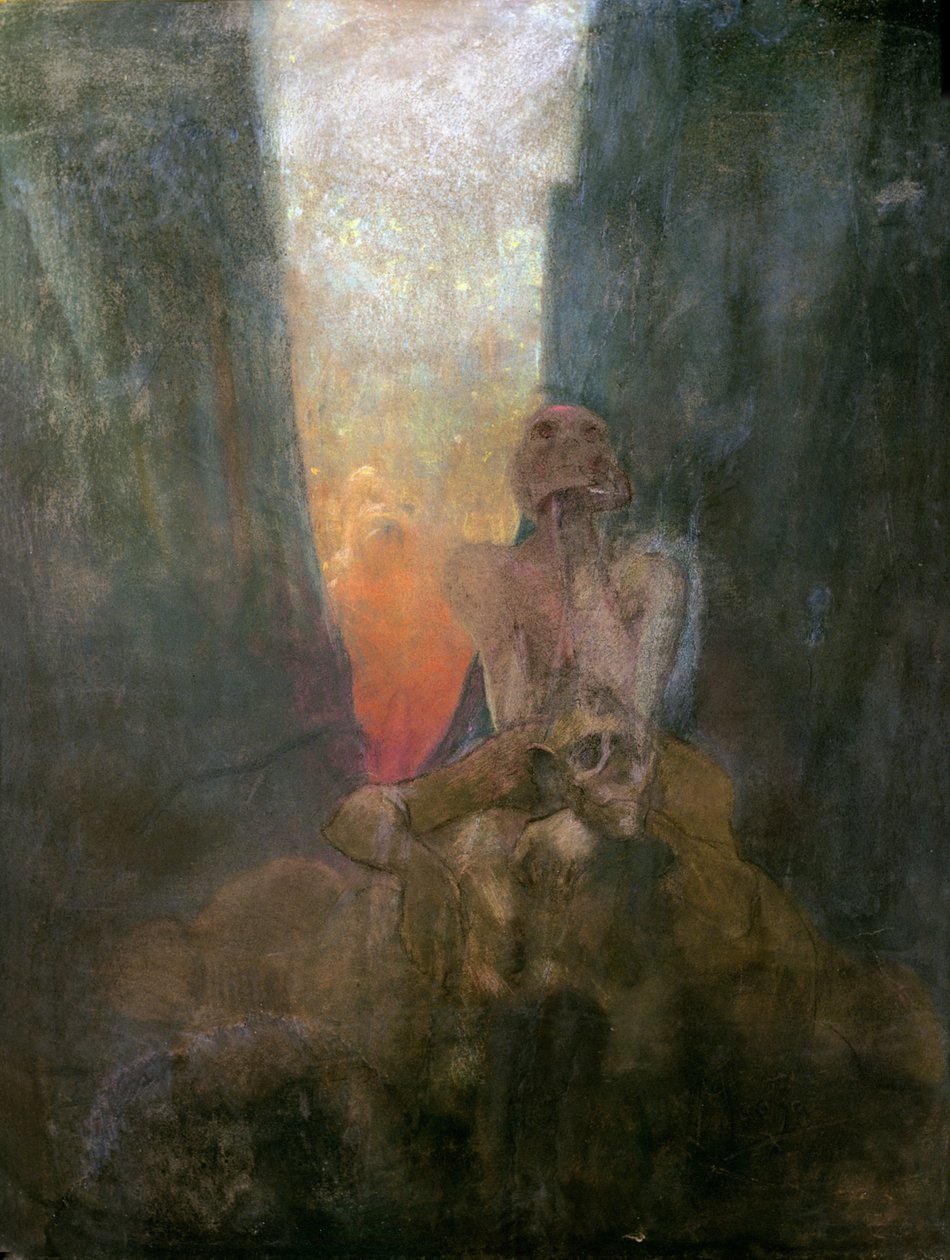 Syvyys, 1899 tekijältä Alphonse Mucha
