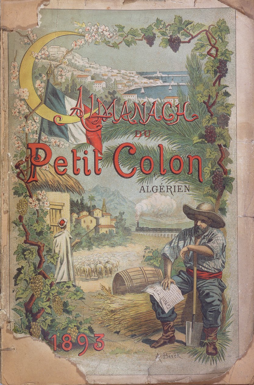 Almanakka "Le Petit Colon Algerien" tekijältä Alphonse (after) Birck