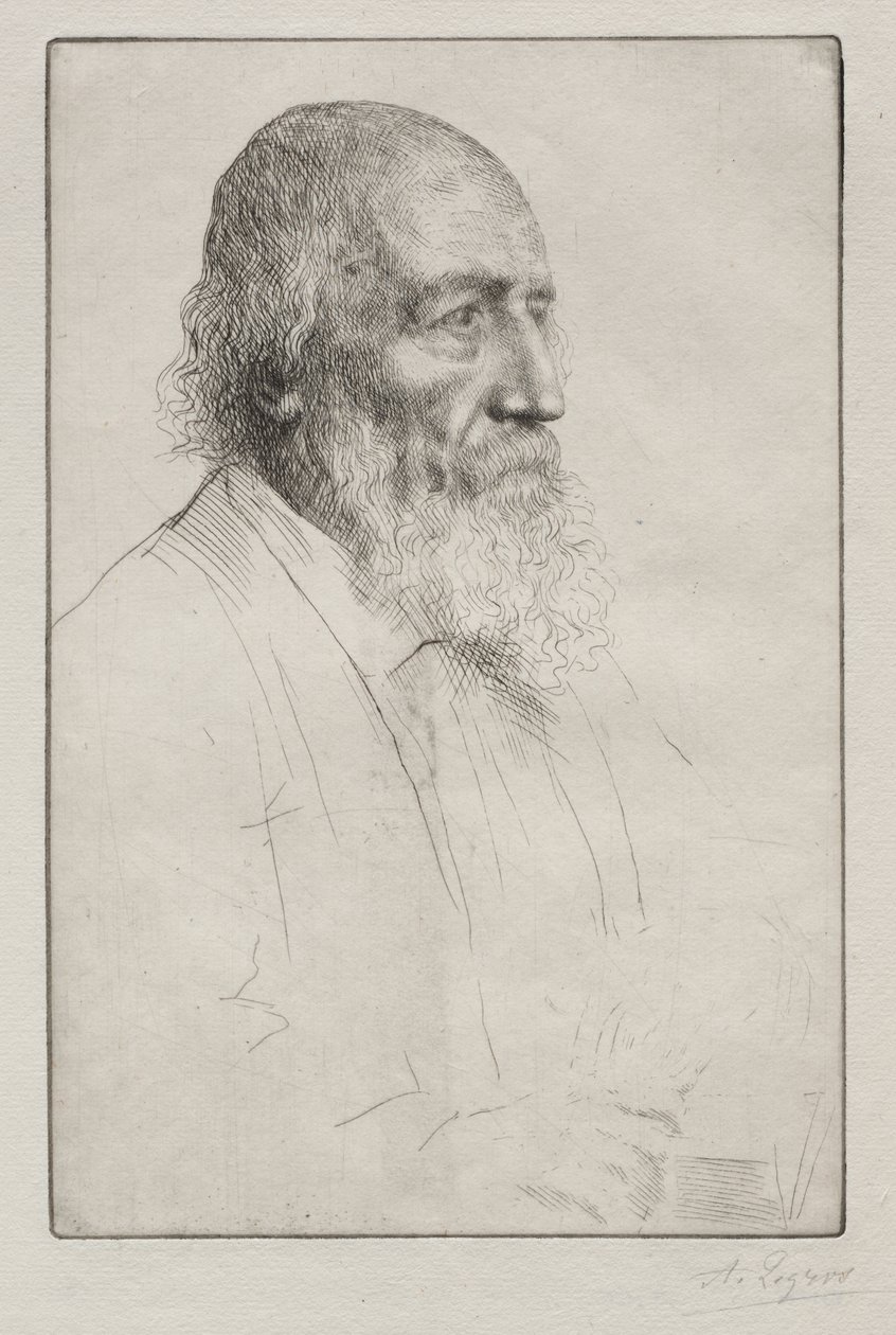 Alfred Lord Tennyson tekijältä Alphonse Legros