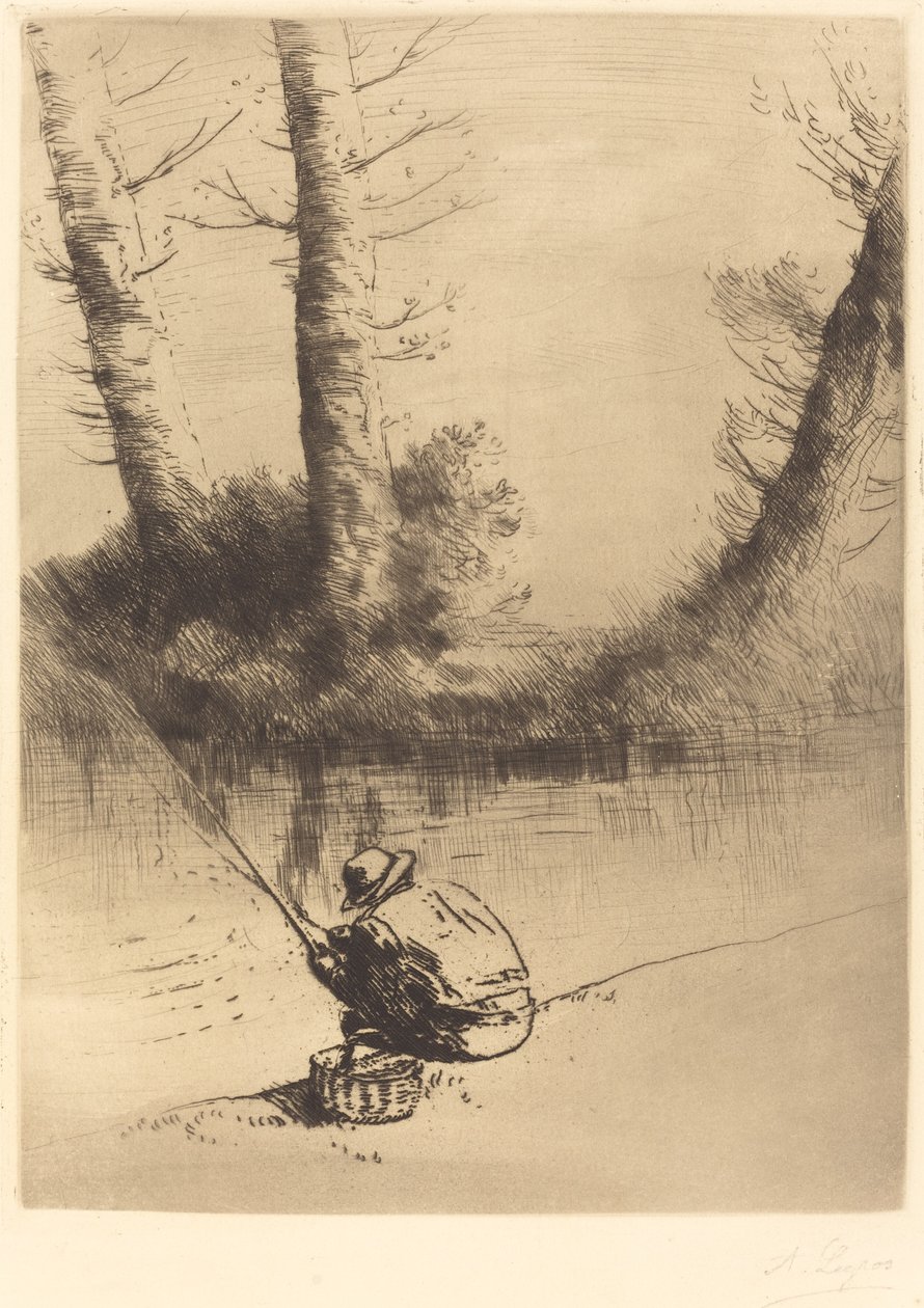 Onkija Kalastaja. tekijältä Alphonse Legros