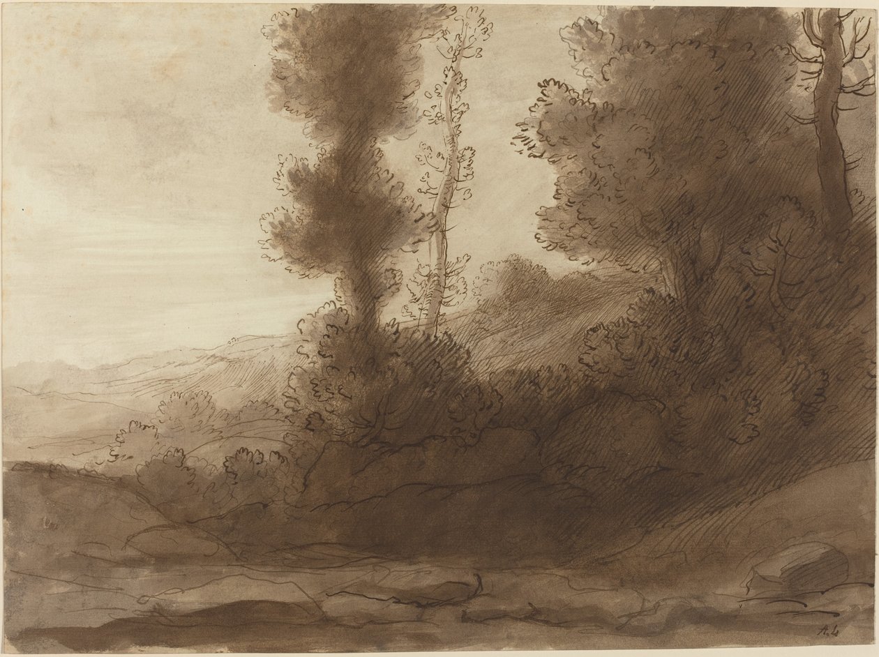 Kukkulan juurella tekijältä Alphonse Legros