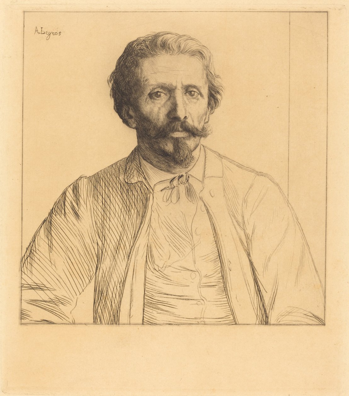 Auguste Delatre. tekijältä Alphonse Legros
