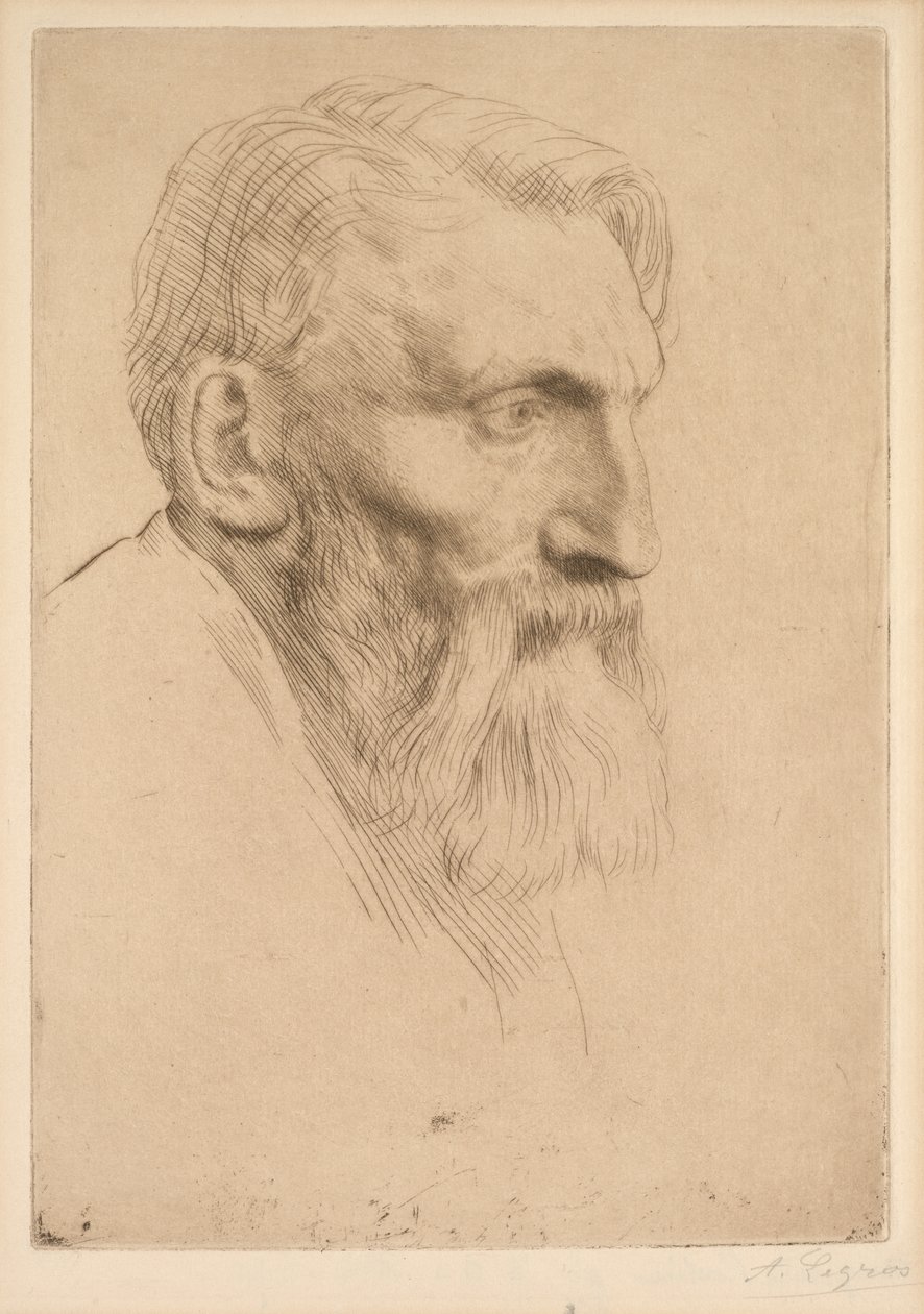 Auguste Rodin, 1881. tekijältä Alphonse Legros