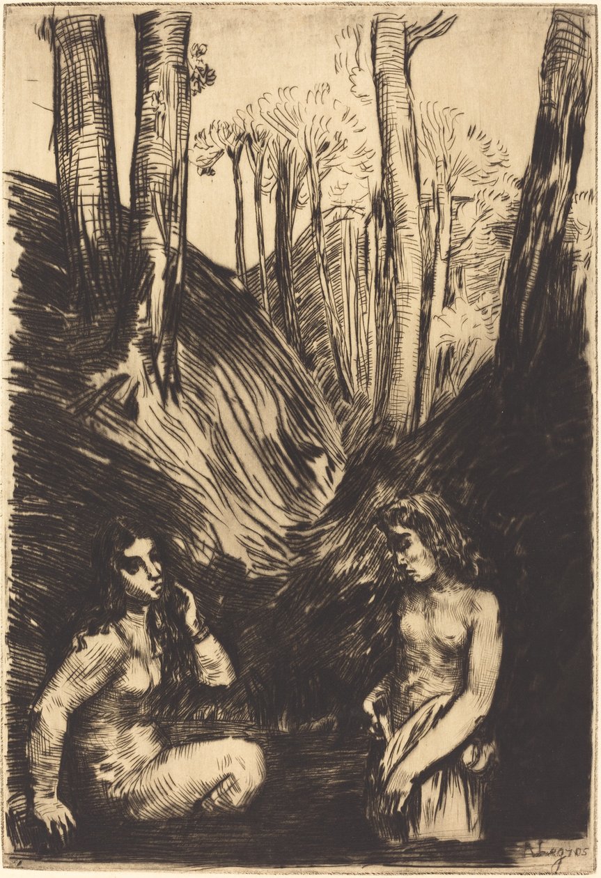 Uimarit tekijältä Alphonse Legros