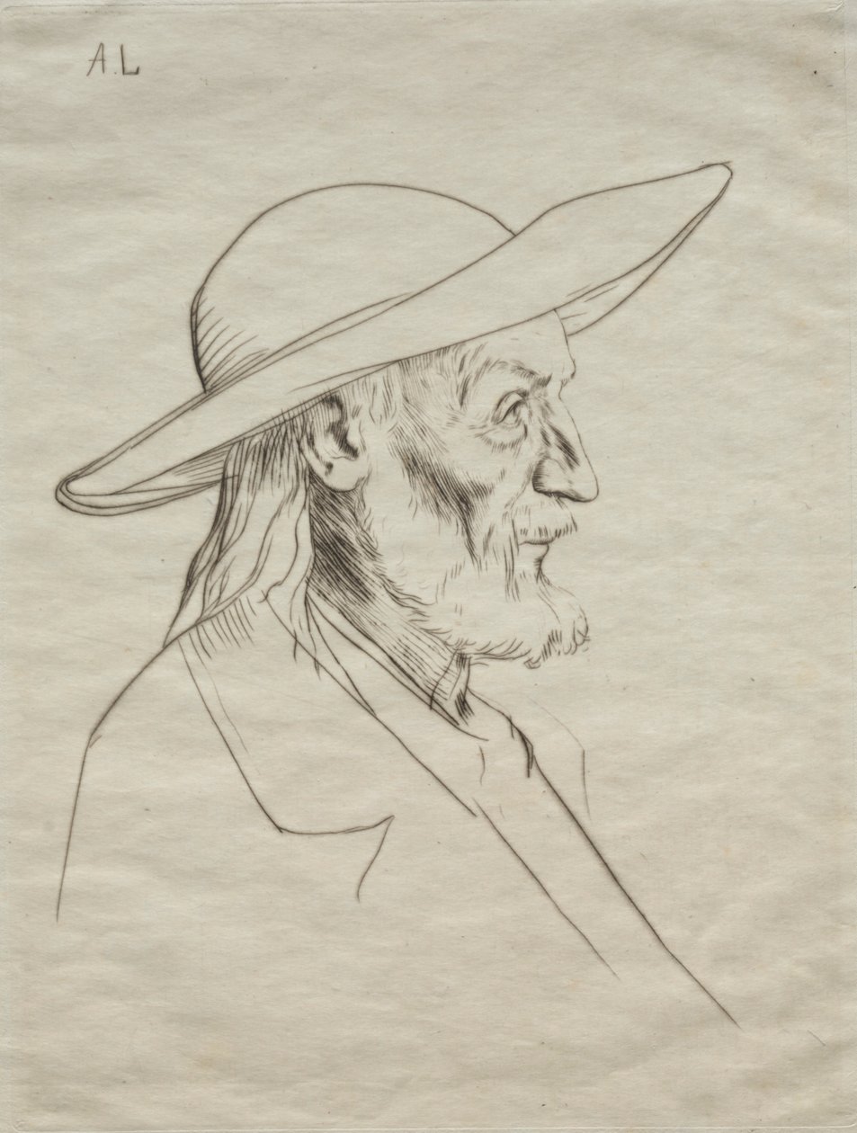 Breton talonpoika. tekijältä Alphonse Legros