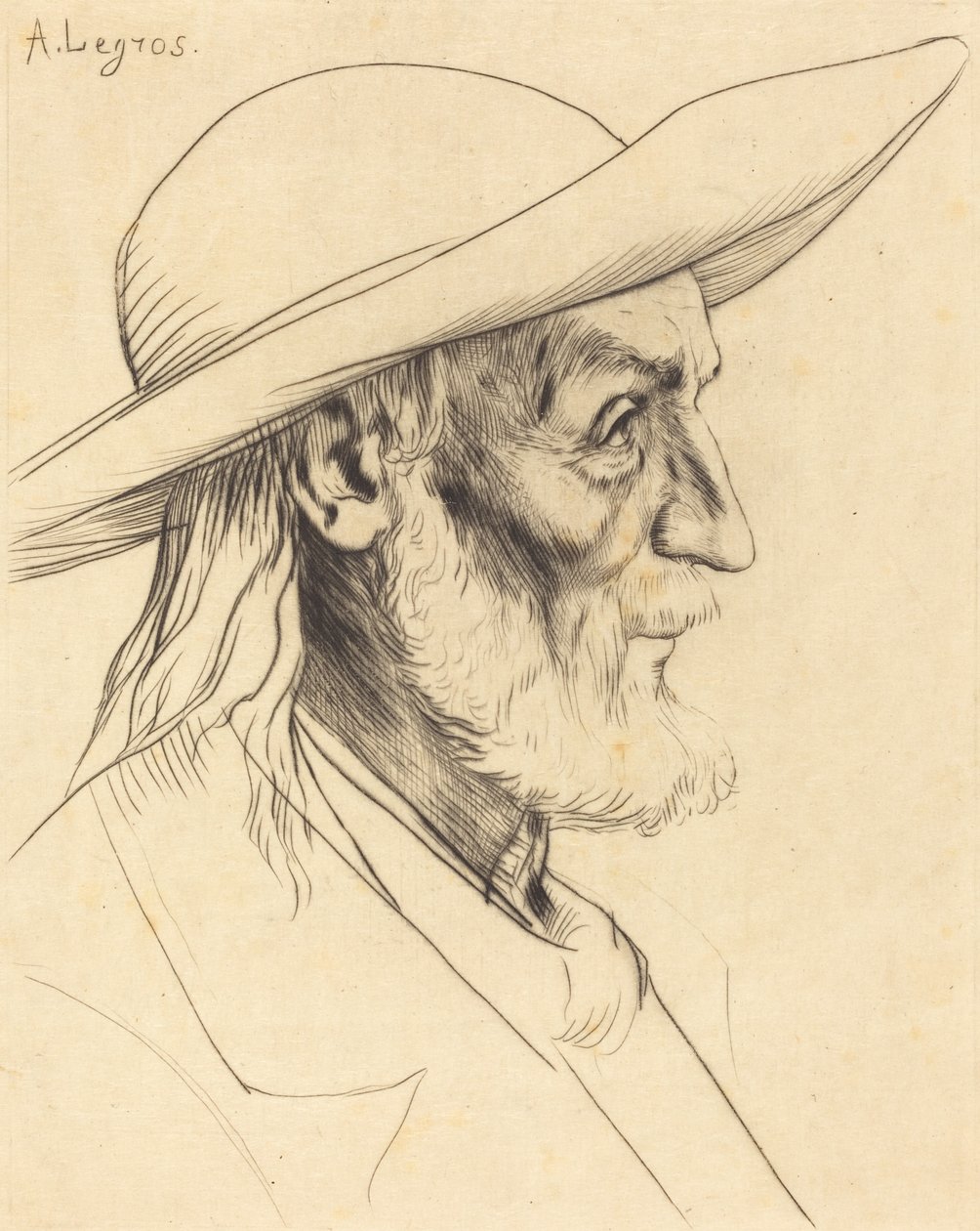 Breton talonpoika Breton talonpoika. tekijältä Alphonse Legros