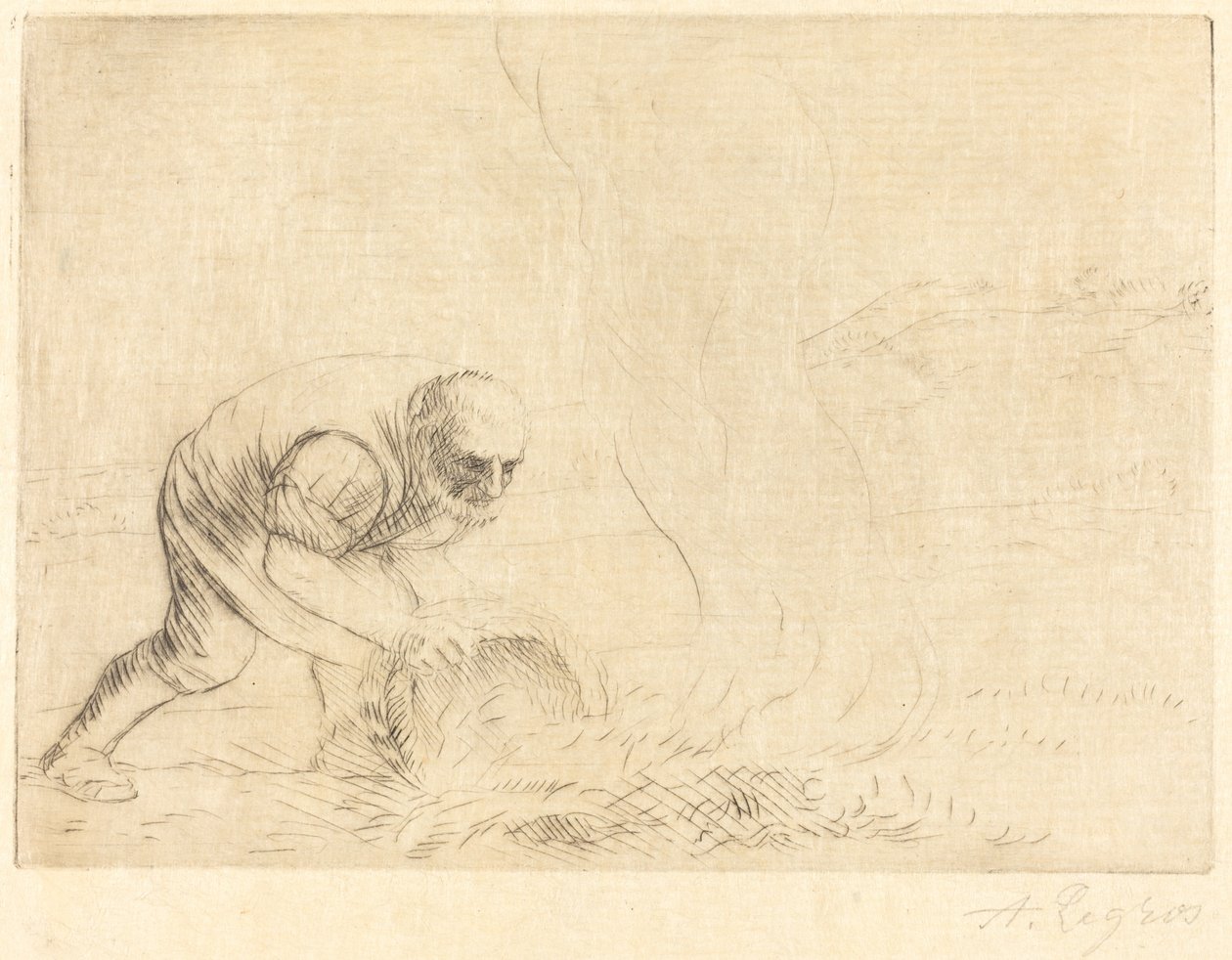 Palava ruoho tekijältä Alphonse Legros