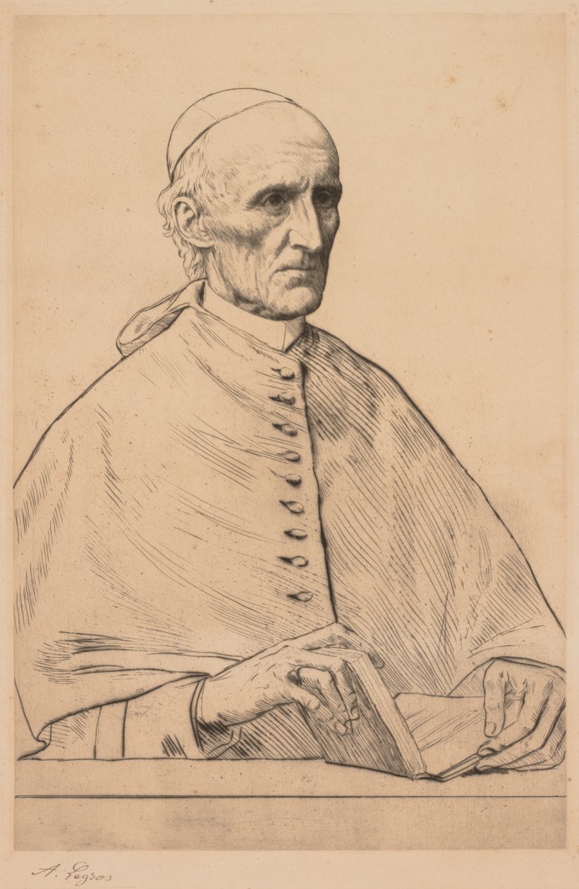 Kardinaali Manning. tekijältä Alphonse Legros