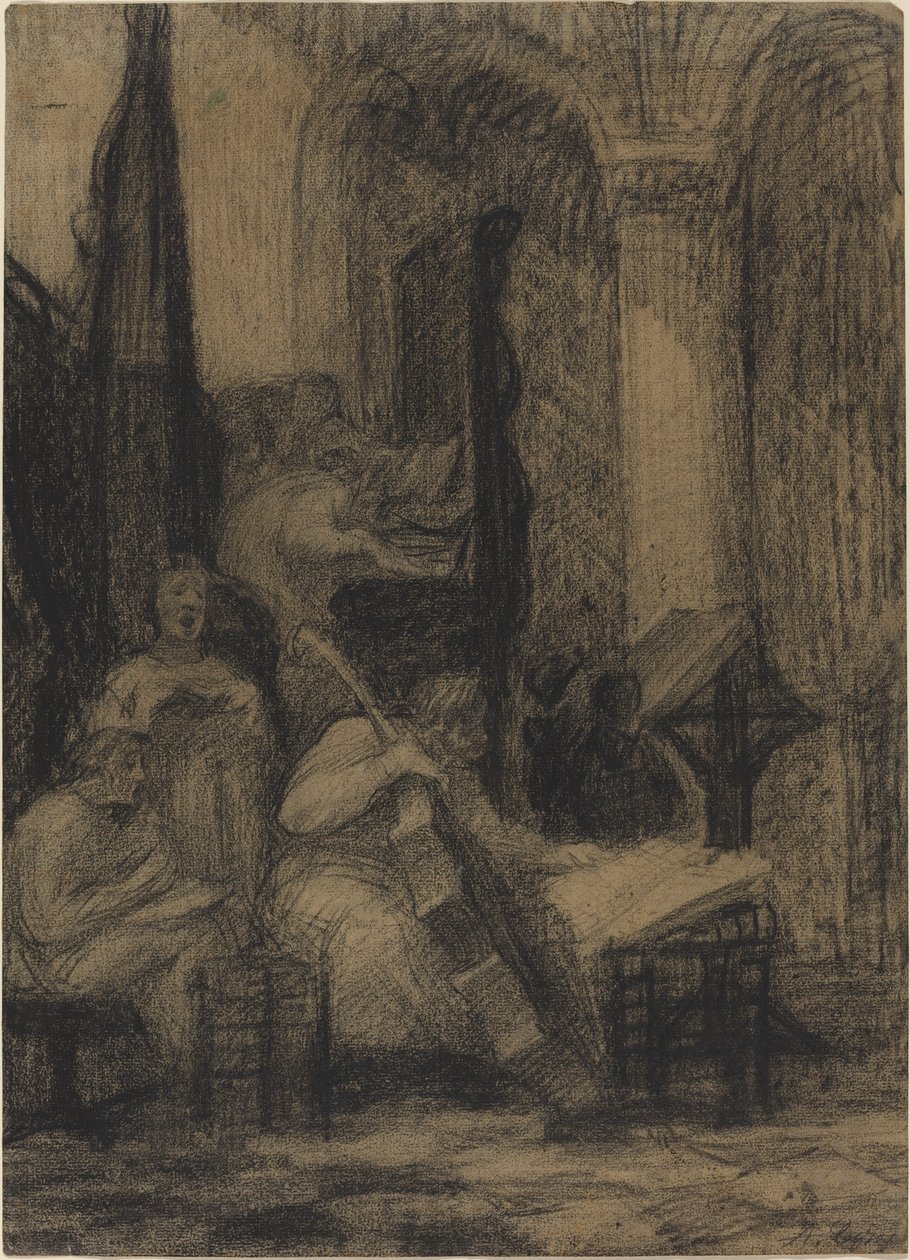 Espanjalaisen kirkon kuoro tekijältä Alphonse Legros