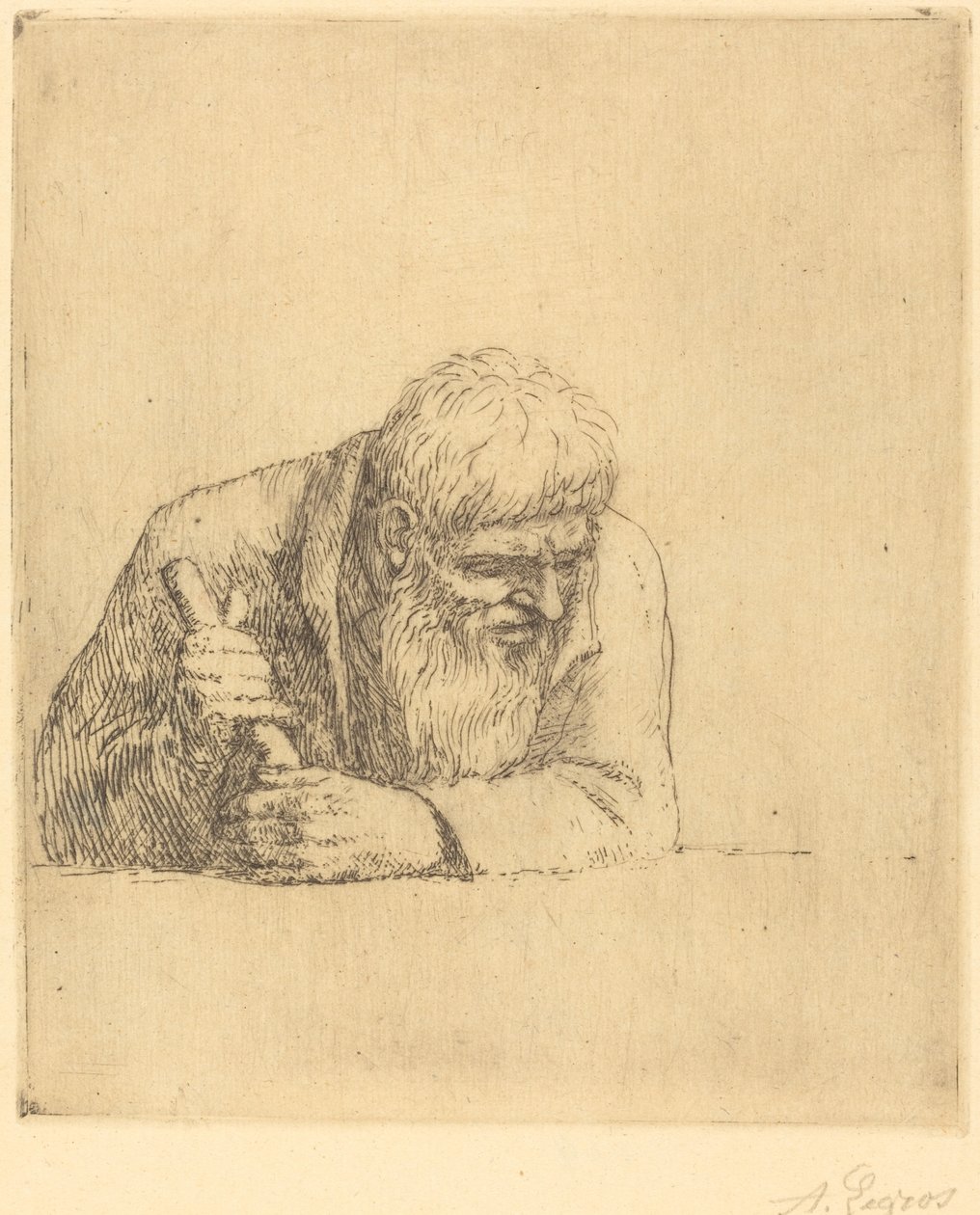 Utelias Mies tekijältä Alphonse Legros