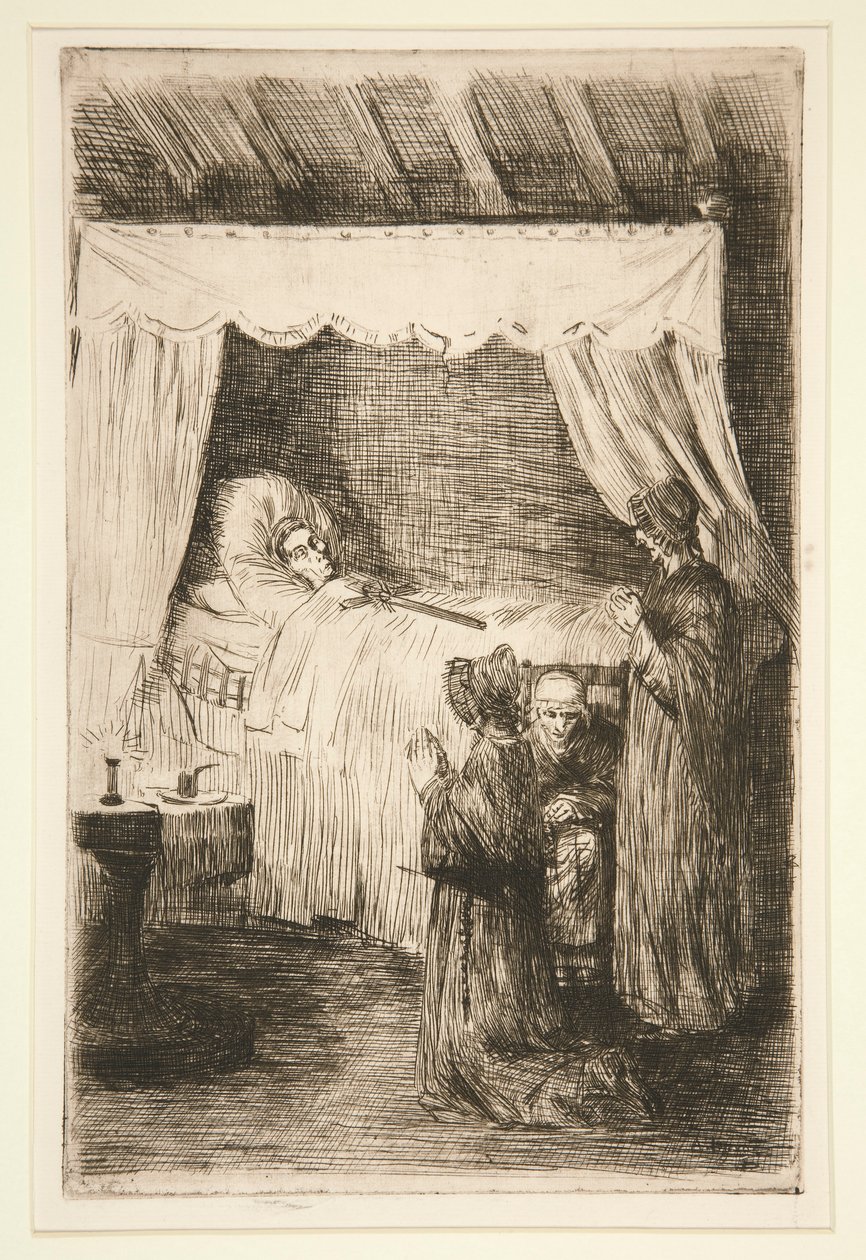 Death Watch (The Old Mortuary) tekijältä Alphonse Legros