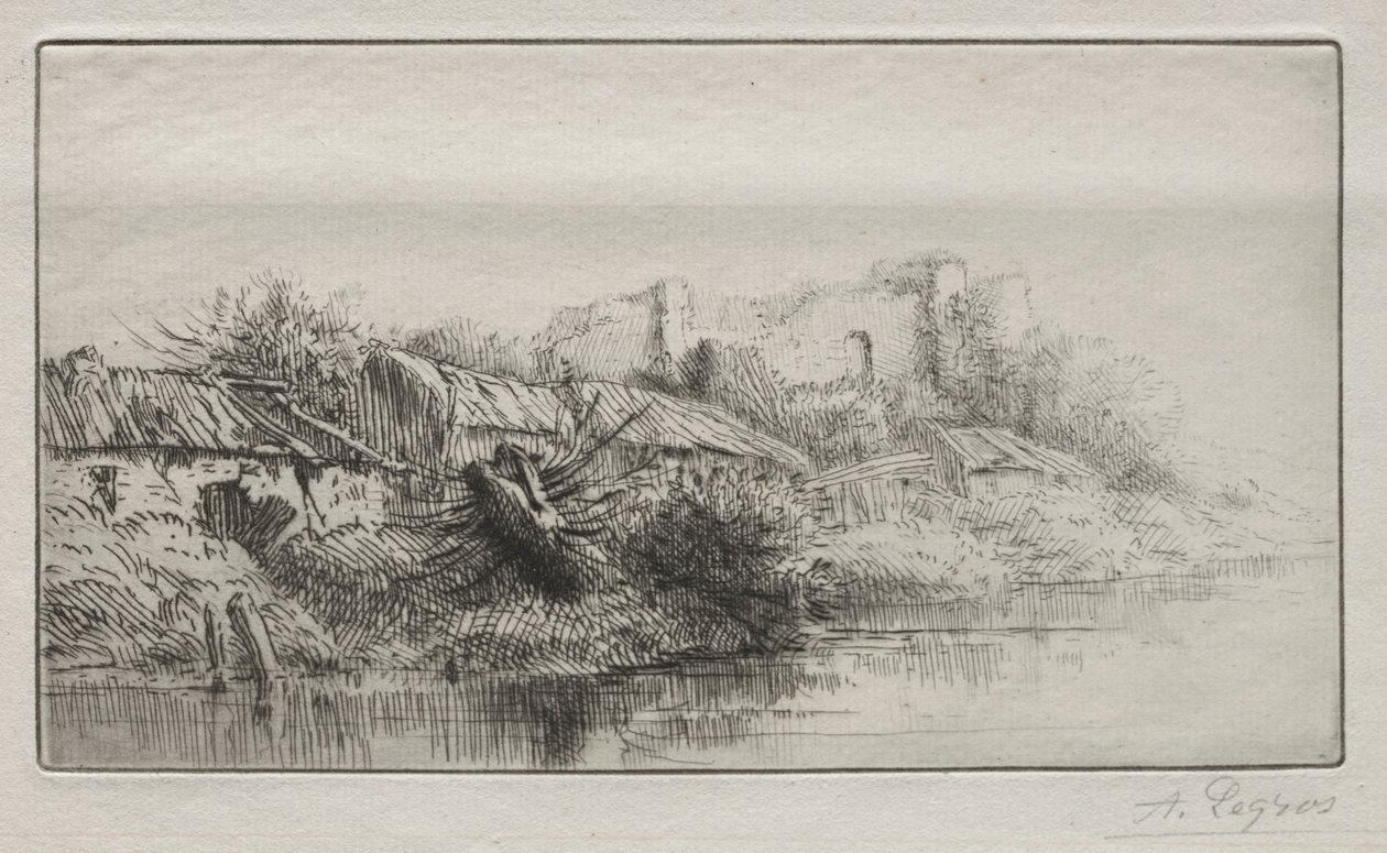 Autio kylä. tekijältä Alphonse Legros