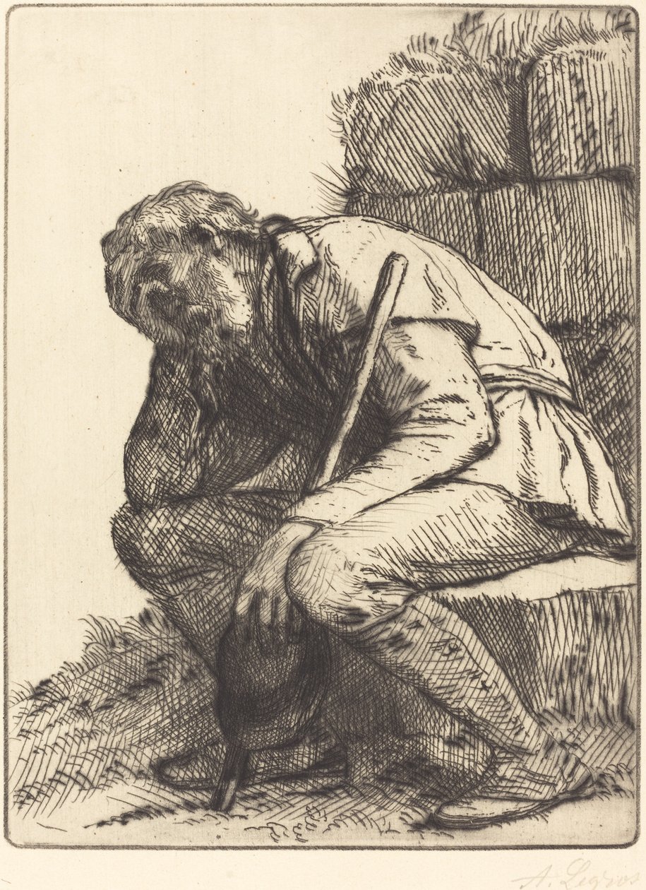 Desperate Man Desperate häntä. tekijältä Alphonse Legros