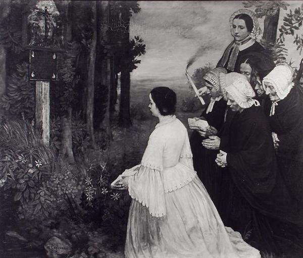 Ex Voto, 1860 tekijältä Alphonse Legros