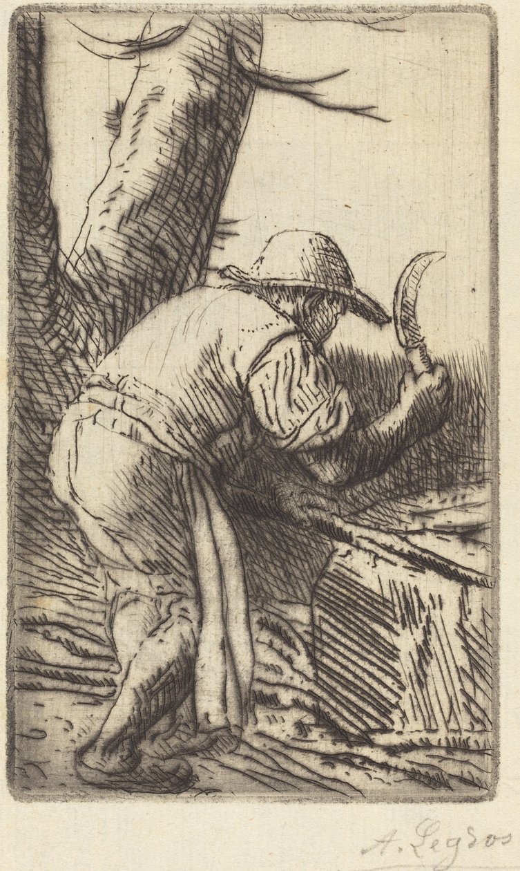 Fagot-leikkuri (fagot-leikkuri) tekijältä Alphonse Legros