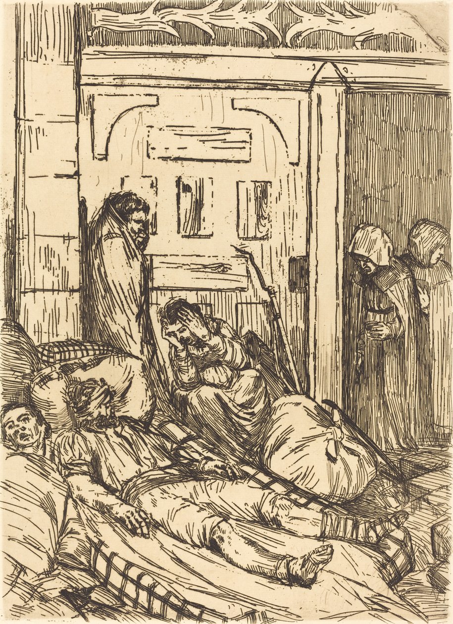 Kenttäsairaala (ambulanssi) tekijältä Alphonse Legros