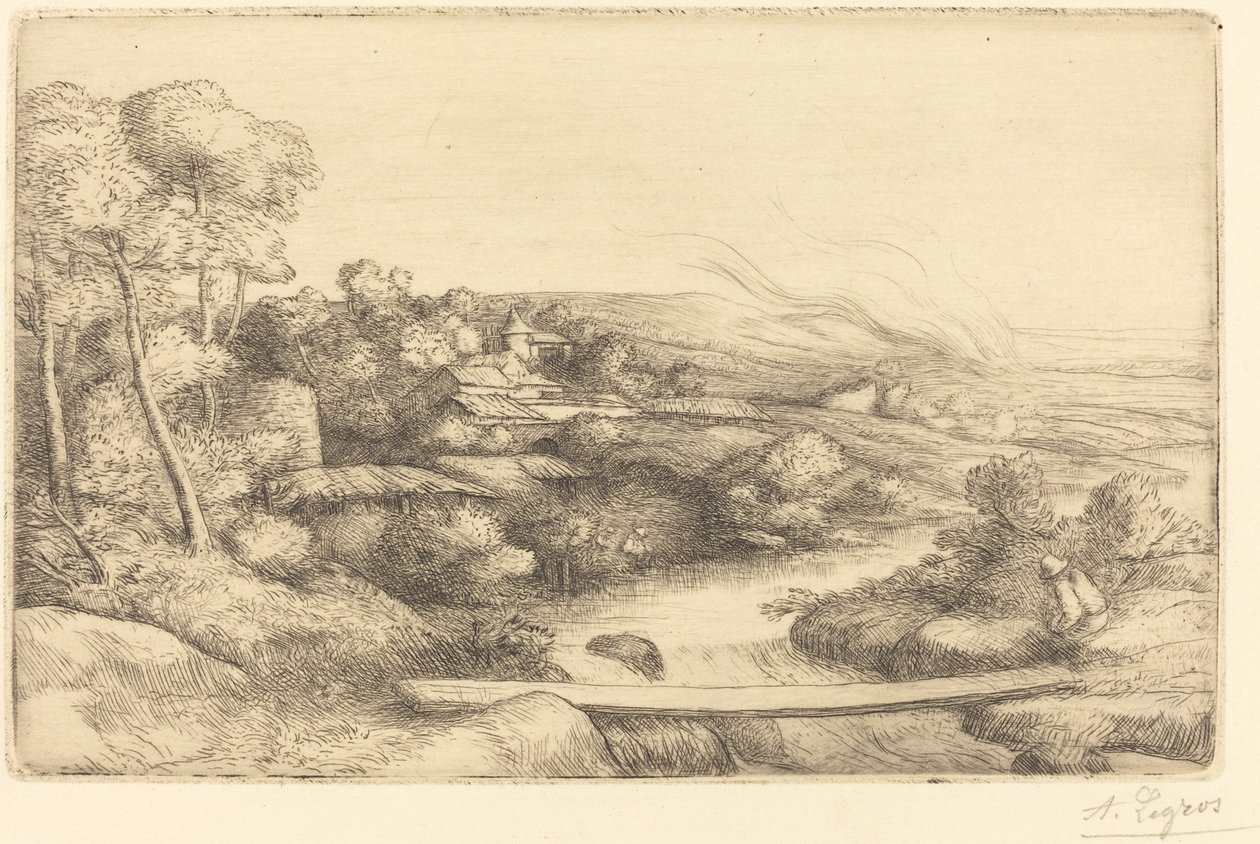 Jalankulkusilta tekijältä Alphonse Legros