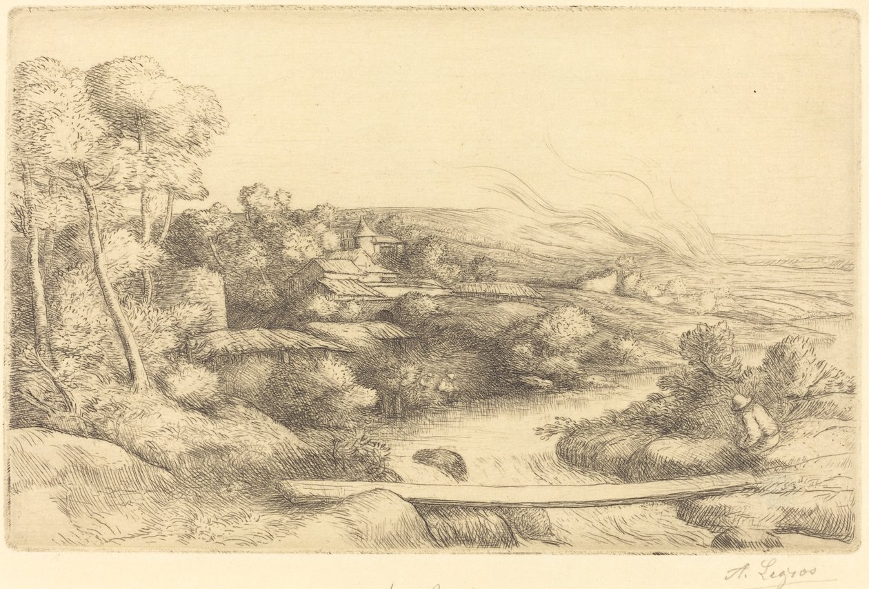 Jalankulkusilta tekijältä Alphonse Legros