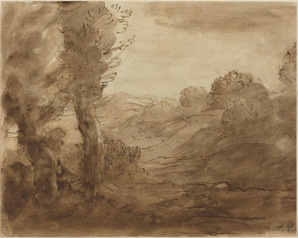 Kävelypolku Burgundiassa. tekijältä Alphonse Legros