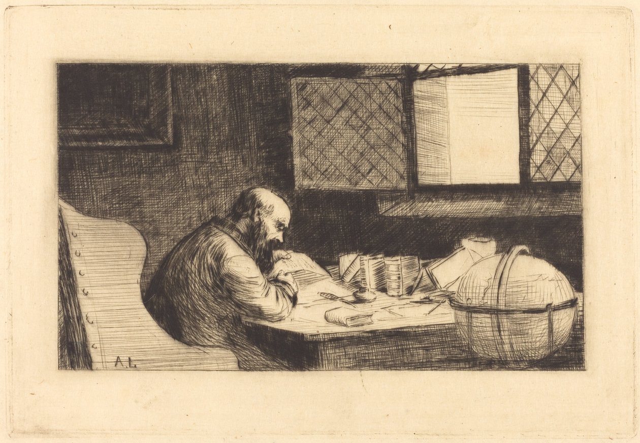 maantieteilijä (Le geographe) tekijältä Alphonse Legros