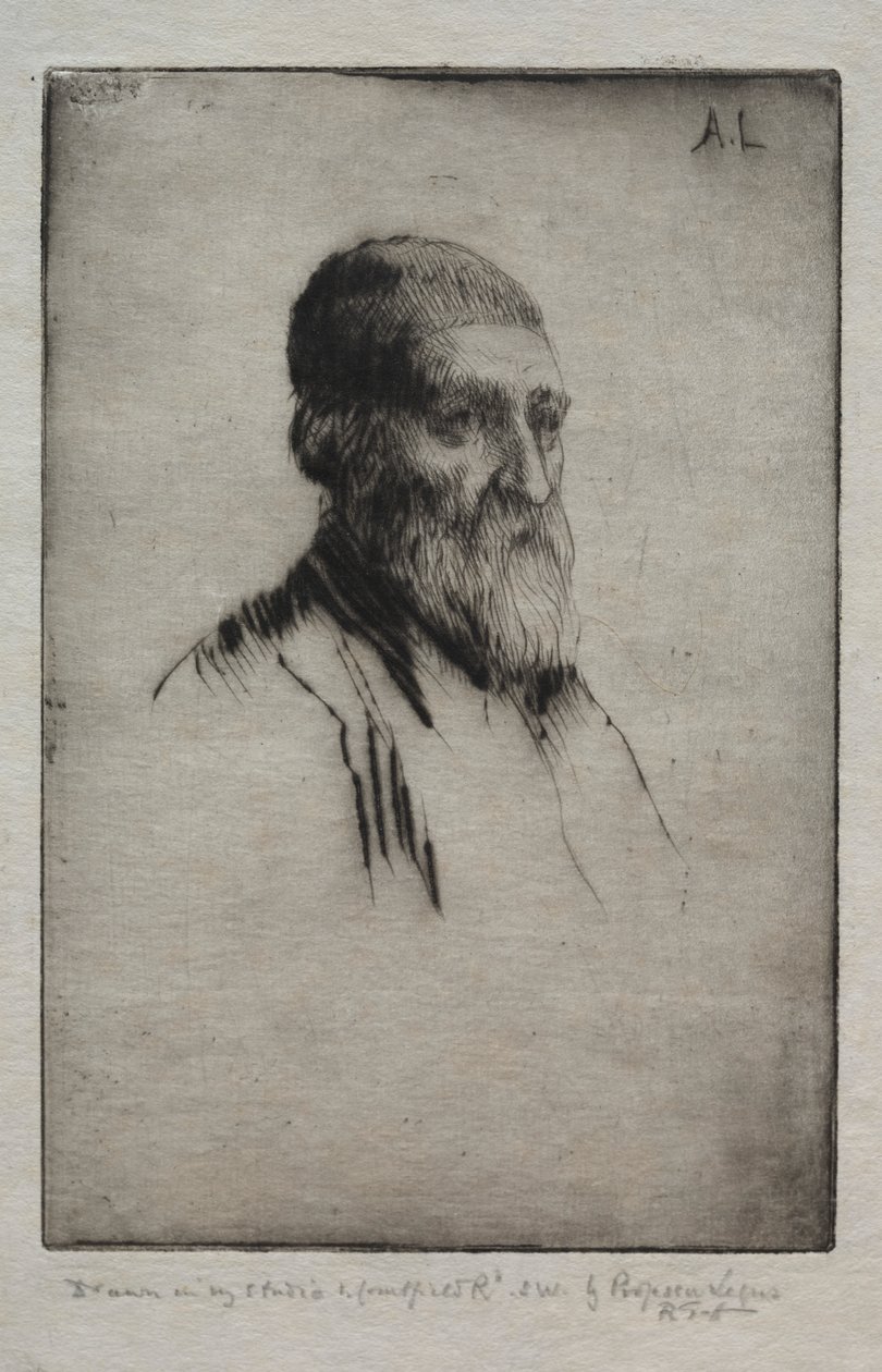 Miehen pää tekijältä Alphonse Legros