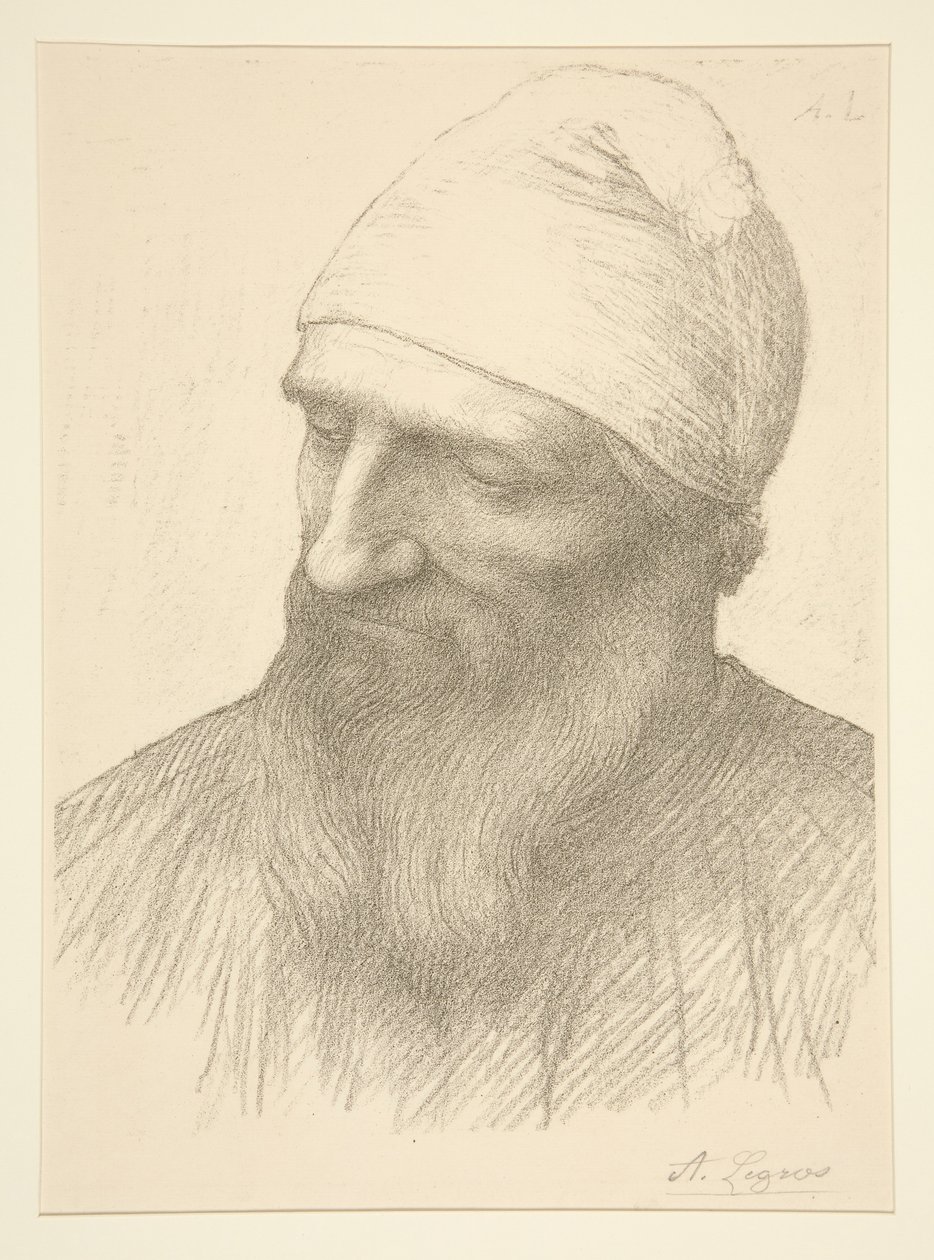 Miehen pää tekijältä Alphonse Legros