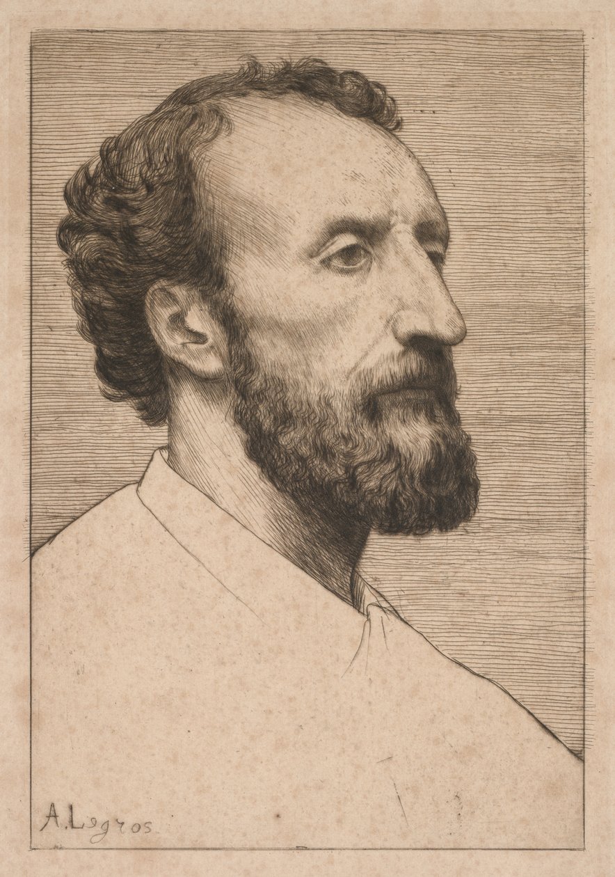 Jules Dalou, 1877. tekijältä Alphonse Legros