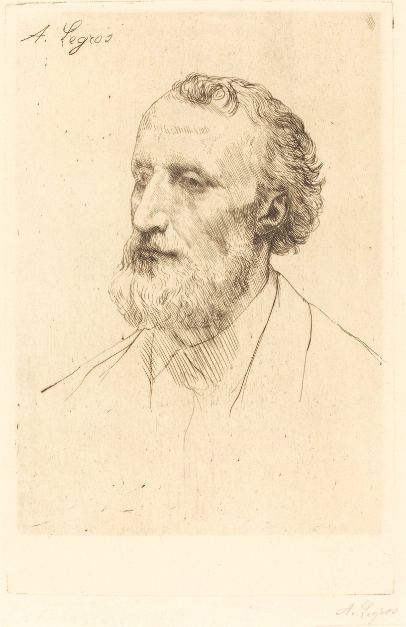 Jules Dalou, 1st plate. tekijältä Alphonse Legros
