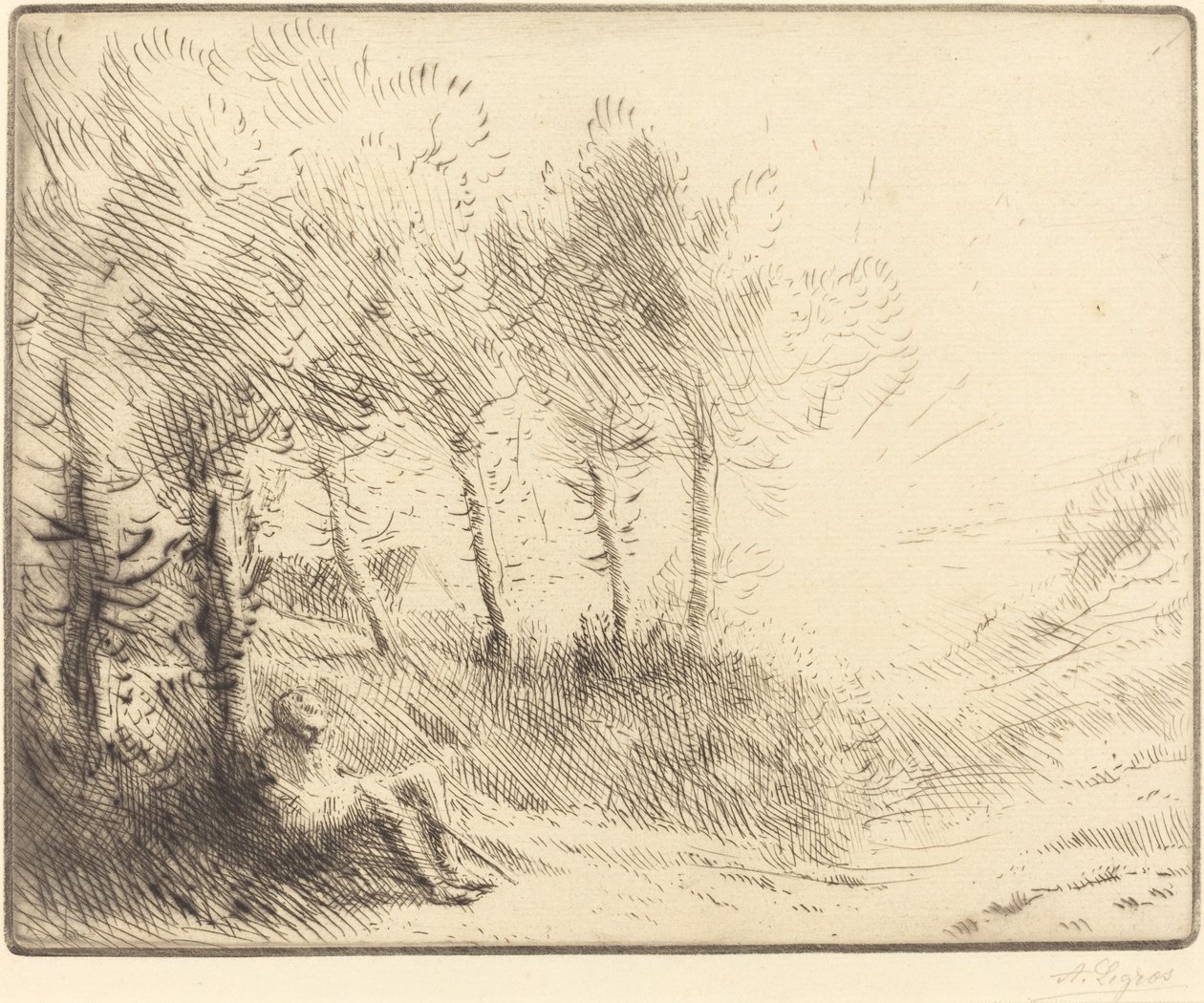 Maisema tekijältä Alphonse Legros