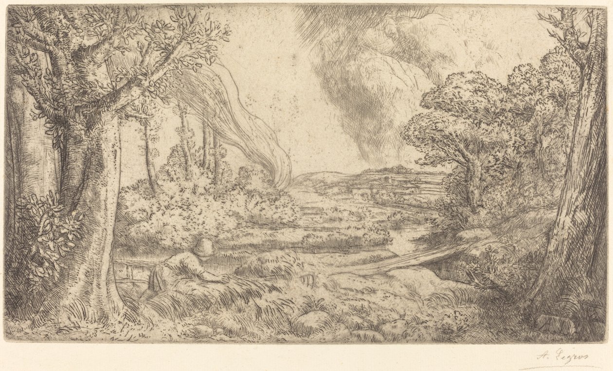 Maisema tekijältä Alphonse Legros