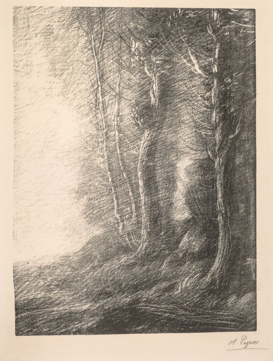 Maisema tekijältä Alphonse Legros